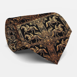 Cravate Course Hippique Faux Soie Gentleman Cavalier de