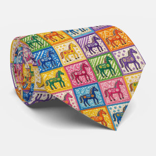 Cravate Course Hippique Faux Soie Gentleman Cavalier de