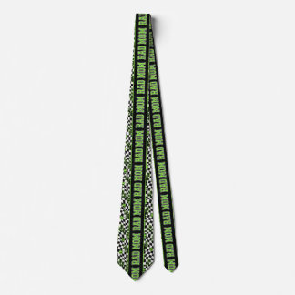 Cravate Crânes petits Maman rad noire et verte