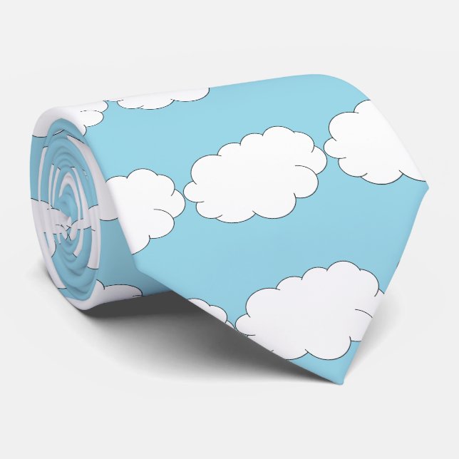 Cravate Cravate, ciel bleu (Roulé)