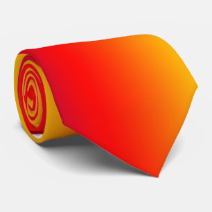 Cravate Cravate, orange et jaune, AMUSANT