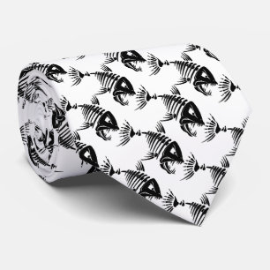 Cravate Cravate/poissons squelettiques