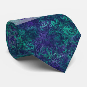 Cravate Créez vos propres tourbillons magiques violets et 