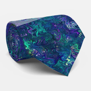 Cravate Créez vos propres tourbillons magiques violets ver