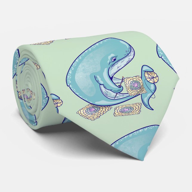 Cravate Crochet aux baleines (Roulé)