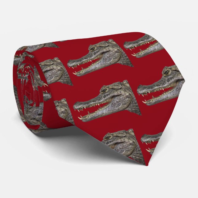 Cravate crocodile siamois (Roulé)