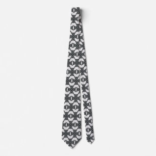 Cravate Croix maltaise en argent