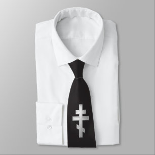 Cravate croix orthodoxe