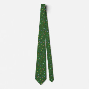 Cravate Croquet de preppy traîné main Vintage blanc