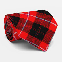 Cunningham Clan Tartan Rouge Noir