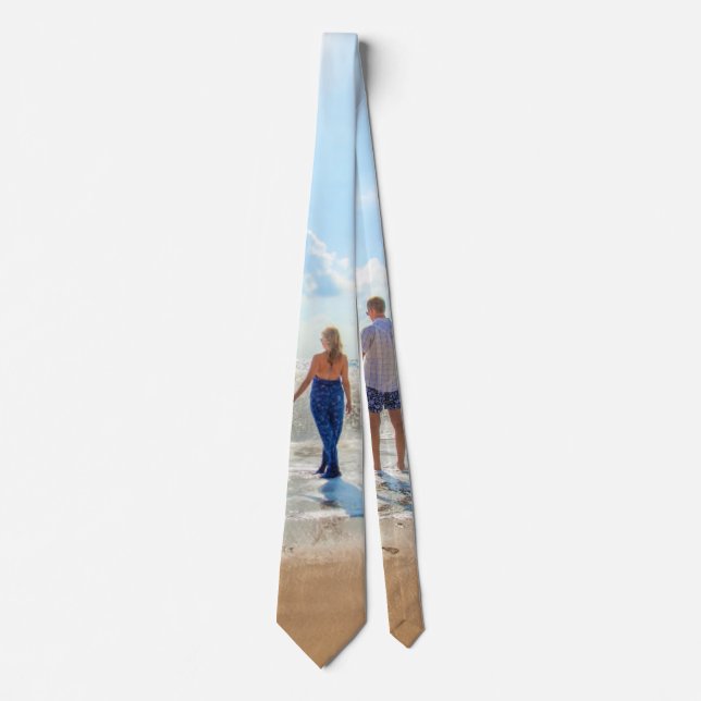Cravate Custom Photo Neck Tie Your Love Design - Couple (Devant)