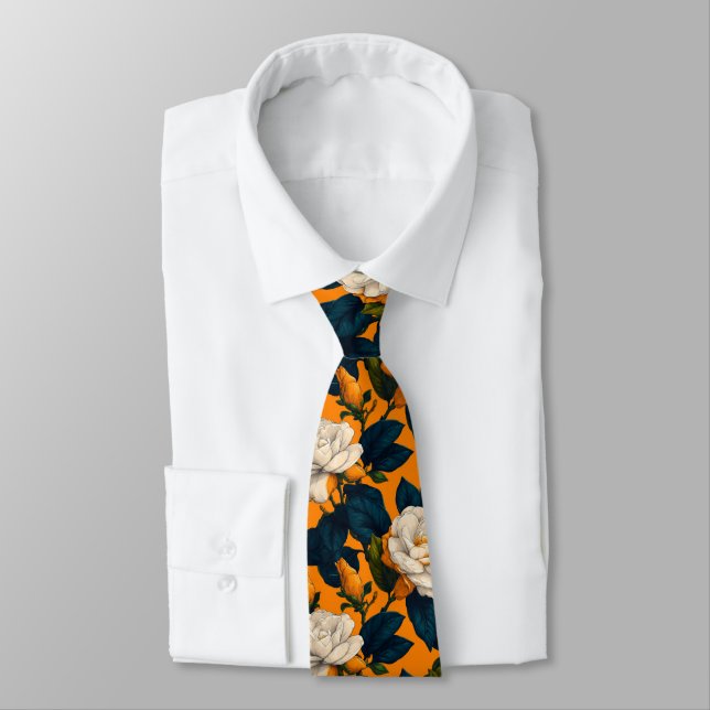 Cravate Cute Gifts For Dad Gardenias Floral (Attaché)