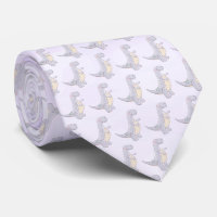 Cute Grey Tyrannosaurus Rex Dinosaur Toy Motif