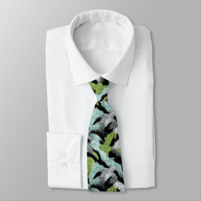 Cravate Cute Groomsmen Gift Animal Print (Attaché)