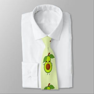 Cravate Cute kawaii avocat