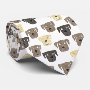 Cravate Cute Labrador Retriever Chien Cute Motif