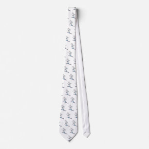 Cravate Cute lapin ski amour necktie