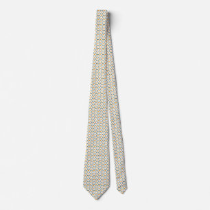 Cravate Cyprus Flag Honeycomb Tie