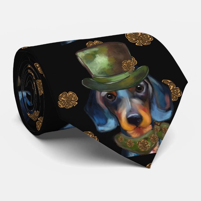 Cravate Dachshund (Roulé)