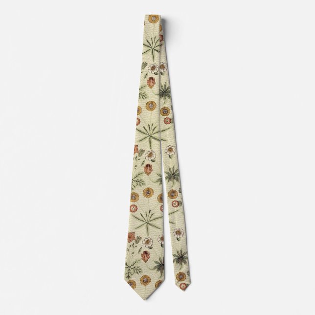 Cravate Daisy de William Morris, Fleurs victoriennes Vinta (Devant)
