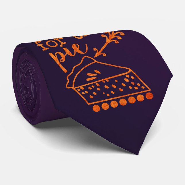 Cravate Dale Thanksgiving Pie Purple (Roulé)