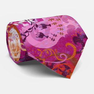 Cravate Damas de dragon lesbien - nouveau drapeau de la fi