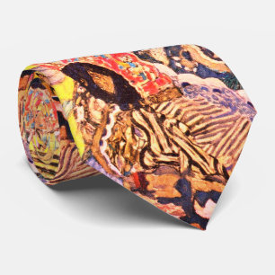 Cravate Dame avec ventilateur par Gustav Klimt