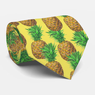 Cravate d'ananas ensoleillé