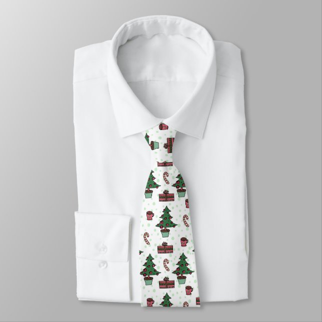 Cravate d'arbre de Noël (Attaché)