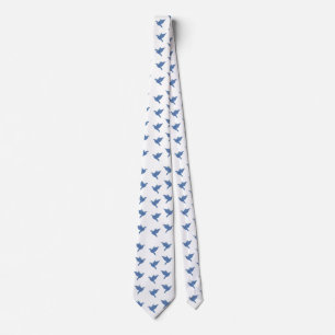 Cravate d'art Blue Dove