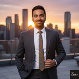 Cravate d'art pharaonique Abstrait