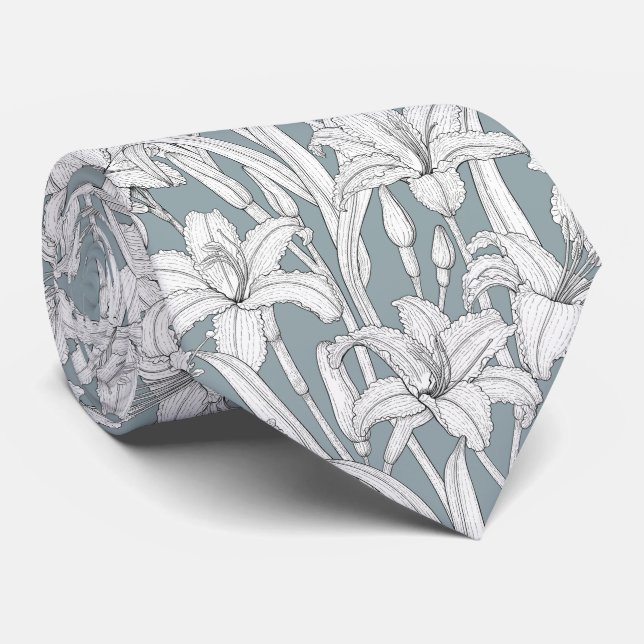 Cravate Daylilies (Roulé)