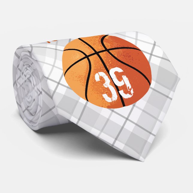 Cravate de basket-ball (personnalisable) (Roulé)