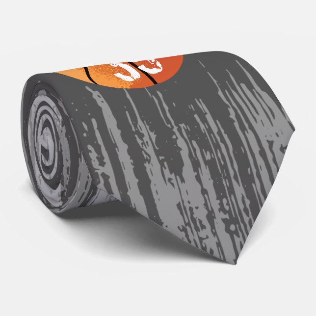 Cravate de basket-ball (personnalisable) (Roulé)