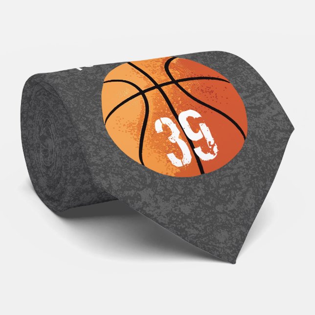 Cravate de basket-ball (personnalisable) (Roulé)