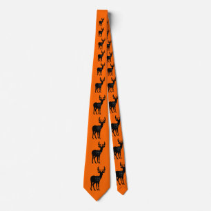 Cravate de chasse aux cerfs - Orange