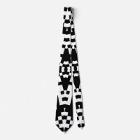 cravate de code QR Abstrait