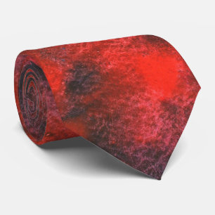 cravate de conception abstraite "Cosmos Red"