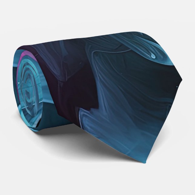 Cravate de conception dynamique multicouleur (Roulé)