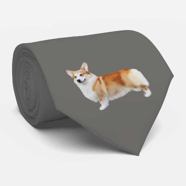 Cravate de corgi de Gallois de Pembroke - (Roulé)