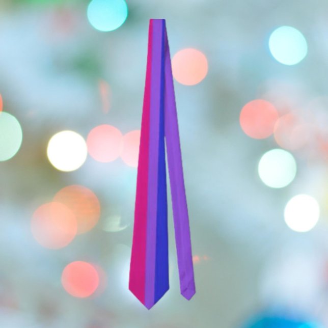Cravate de déclaration de la fierté bisexuelle (Créateur téléchargé)