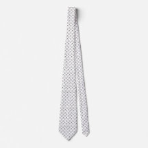 Cravate de design d'amour blanc