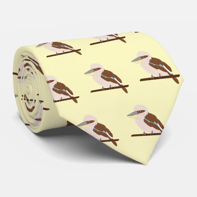 Cravate de design Kookaburra (Roulé)