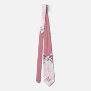 Cravate de diamant au ruban de Snowflake élégant