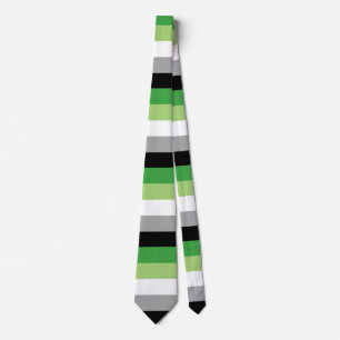 Cravate de drapeau d'Aromantic