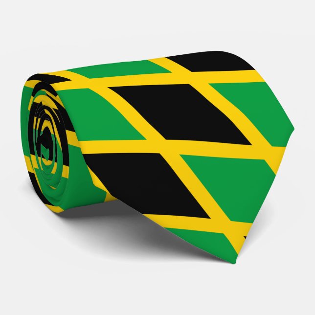 Cravate de drapeau de Paul McGehee "Jamaïque" (Roulé)