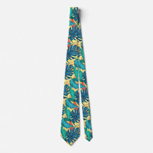 Cravate de fête tropicale