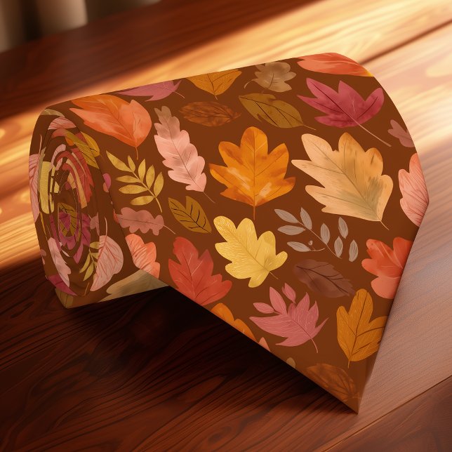 Cravate de feuillage d'automne - Cravate d'impress (Créateur téléchargé)