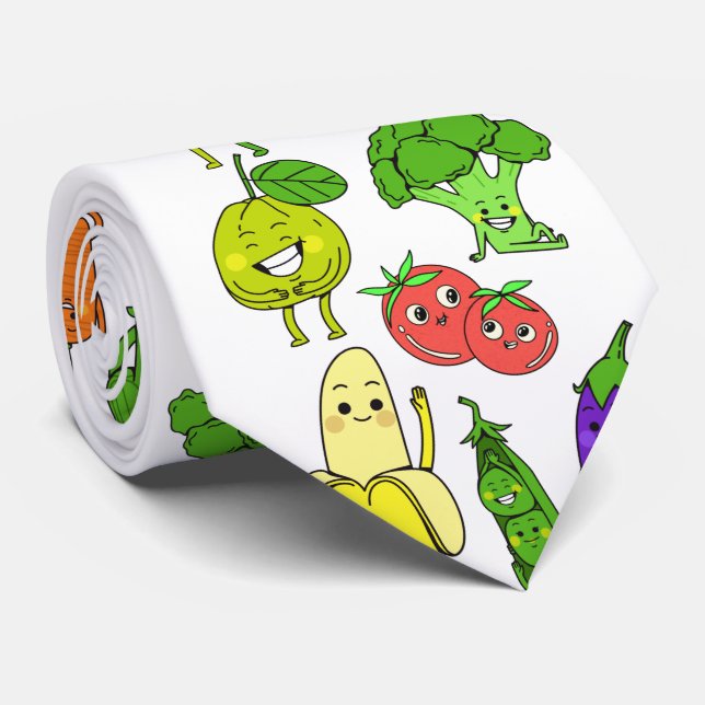 Cravate de fruits et légumes (Roulé)