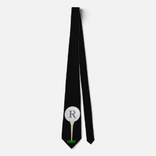 Cravate de golf Monogramme personnalisée